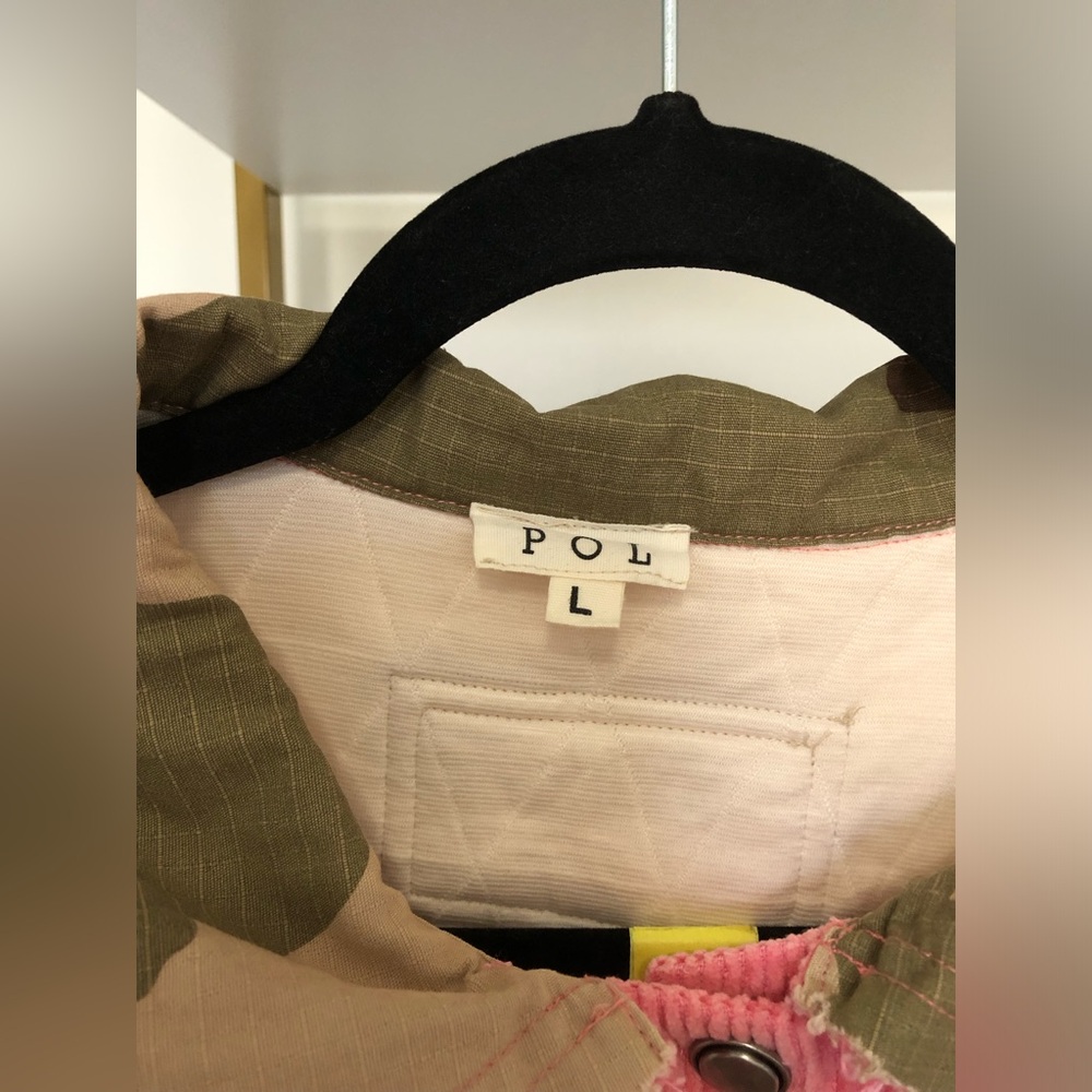 Pol Pink And Cream Patchwork Jacket - image 4